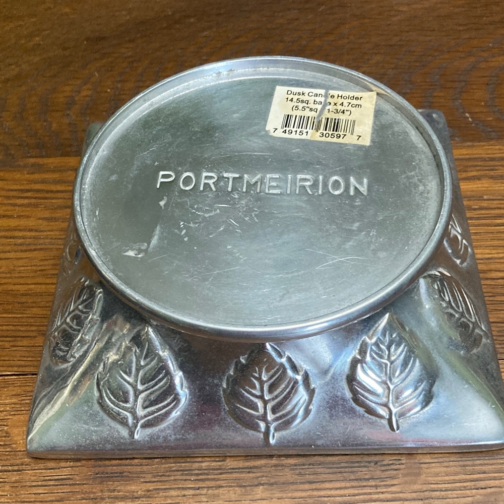 Portmeirion Candle Holder Pillar Rare